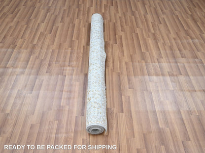 Fine Oriental hand-knotted wool rug in Gray, 5'2" x 7'1" — SKU O076999 (view 5)