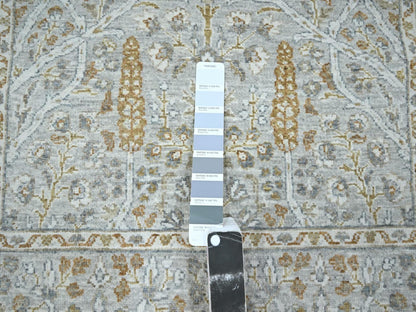 Fine Oriental hand-knotted wool rug in Gray, 3'1" x 5' — SKU O077001 (view 4)