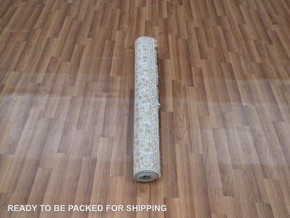 Fine Oriental hand-knotted wool rug in Gray, 3'1" x 5' — SKU O077001 (view 5)