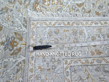 Fine Oriental hand-knotted wool rug in Gray, 3'1" x 5' — SKU O077001 (view 7)