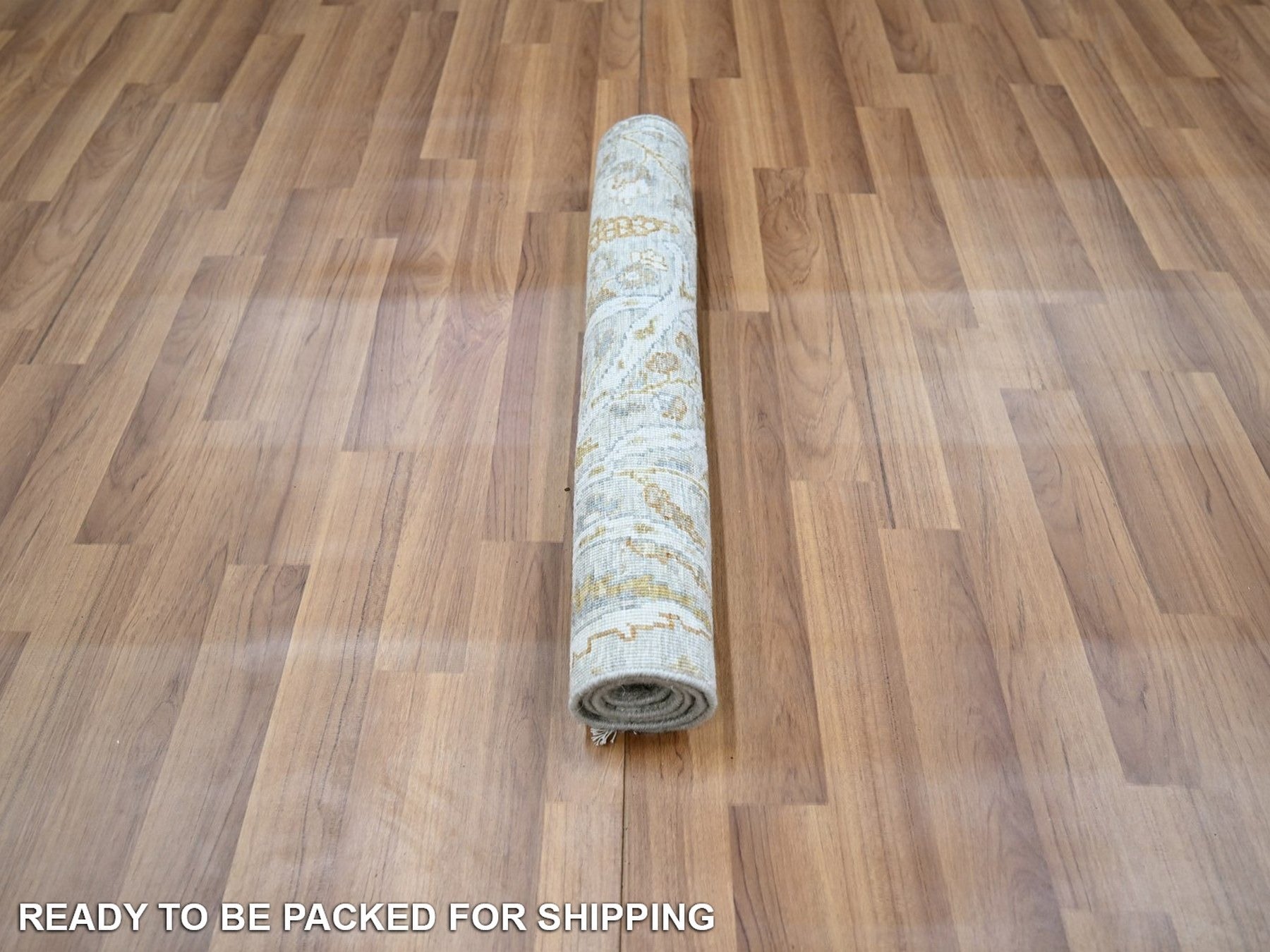 Fine Oriental hand-knotted wool rug in Gray, 2' x 3' — SKU O077002 (view 5)