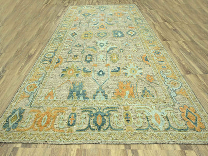 Oushak Oushak hand-knotted wool rug in Brown, 12'3" x 18' — SKU O077004 (view 2)