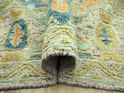 Oushak Oushak hand-knotted wool rug in Brown, 12'3" x 18' — SKU O077004 (view 5)