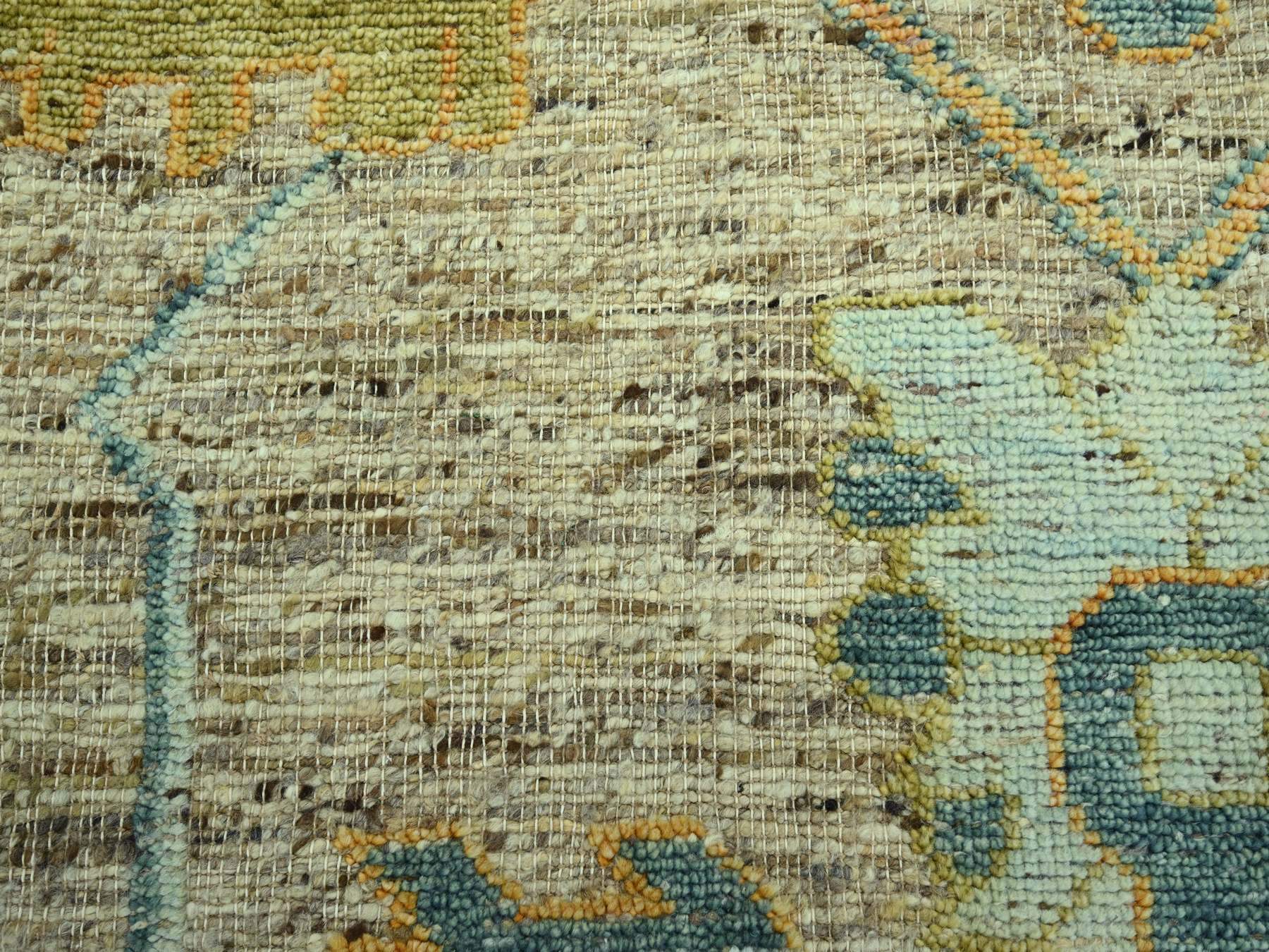 Oushak Oushak hand-knotted wool rug in Brown, 12'3" x 18' — SKU O077004 (view 8)