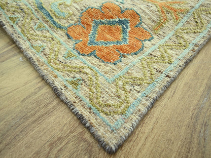 Oushak Oushak hand-knotted wool rug in Brown, 12'2" x 14'10" — SKU O077005 (view 6)