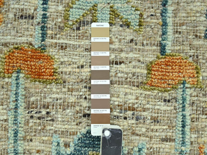 Oushak Oushak hand-knotted wool rug in Brown, 12'2" x 14'10" — SKU O077005 (view 7)