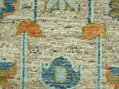 Oushak Oushak hand-knotted wool rug in Brown, 12'2" x 14'10" — SKU O077005 (view 8)