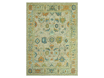 Oushak Oushak hand-knotted wool rug in Brown, 10'2" x 14'2" — SKU O077006