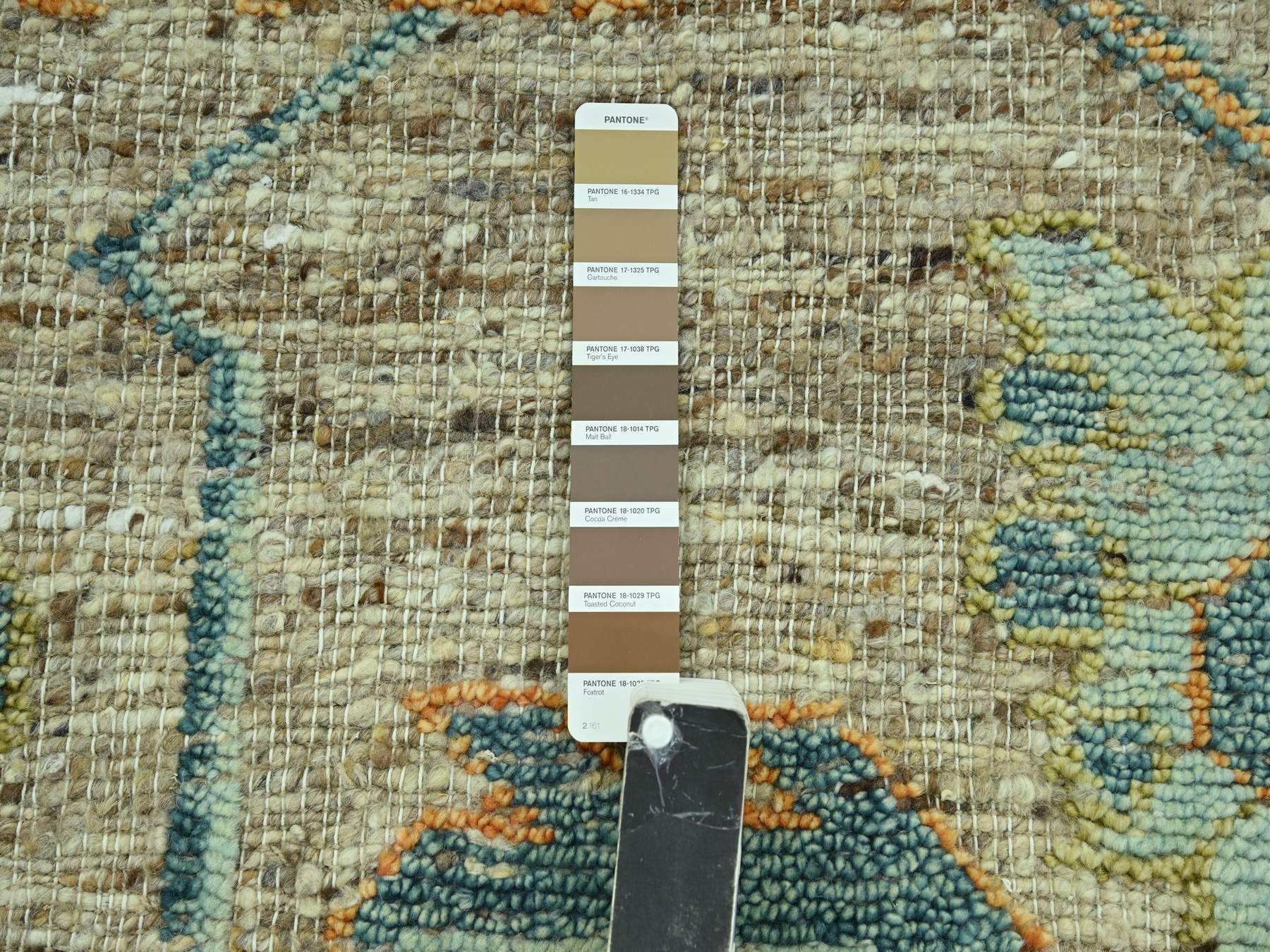 Oushak Oushak hand-knotted wool rug in Brown, 10'2" x 14'2" — SKU O077006 (view 7)