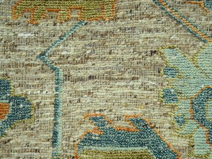 Oushak Oushak hand-knotted wool rug in Brown, 10'2" x 14'2" — SKU O077006 (view 8)