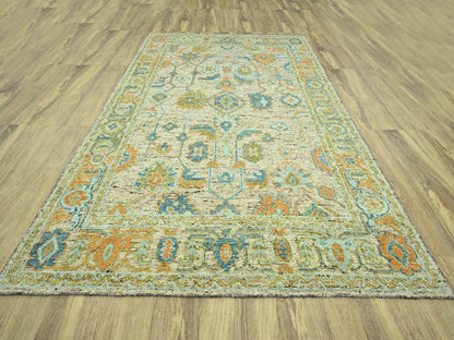 Oushak Oushak hand-knotted wool rug in Brown, 9'3" x 12'2" — SKU O077008 (view 2)