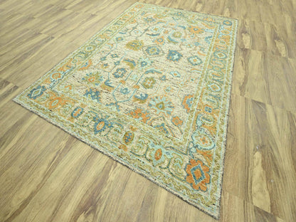 Oushak Oushak hand-knotted wool rug in Brown, 9'3" x 12'2" — SKU O077008 (view 3)