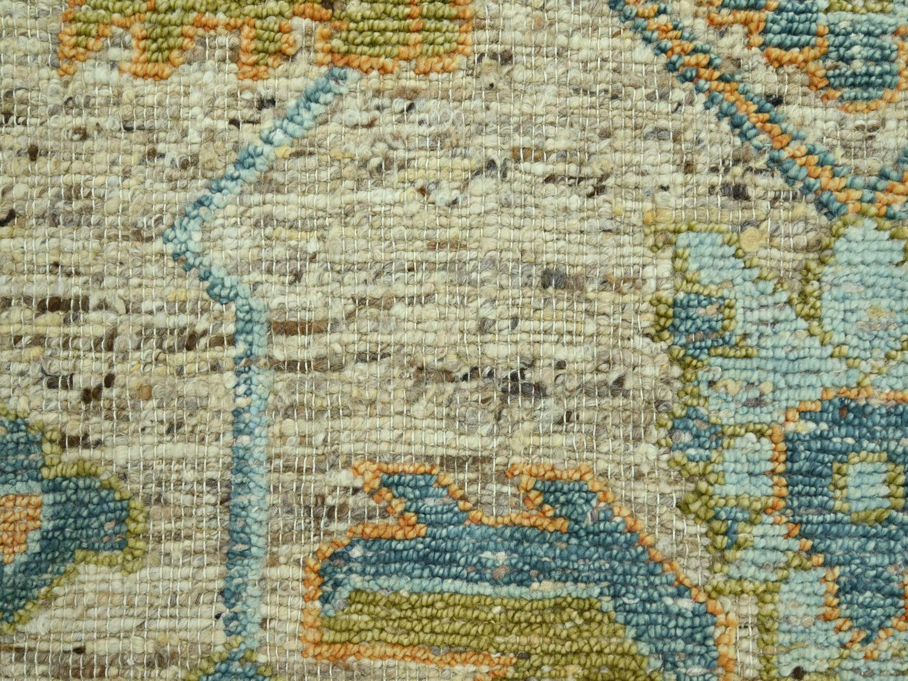 Oushak Oushak hand-knotted wool rug in Brown, 9'3" x 12'2" — SKU O077008 (view 8)