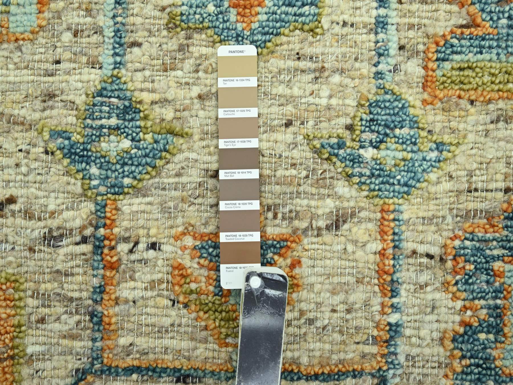 Oushak Oushak hand-knotted wool rug in Brown, 9'2" x 12' — SKU O077009 (view 7)