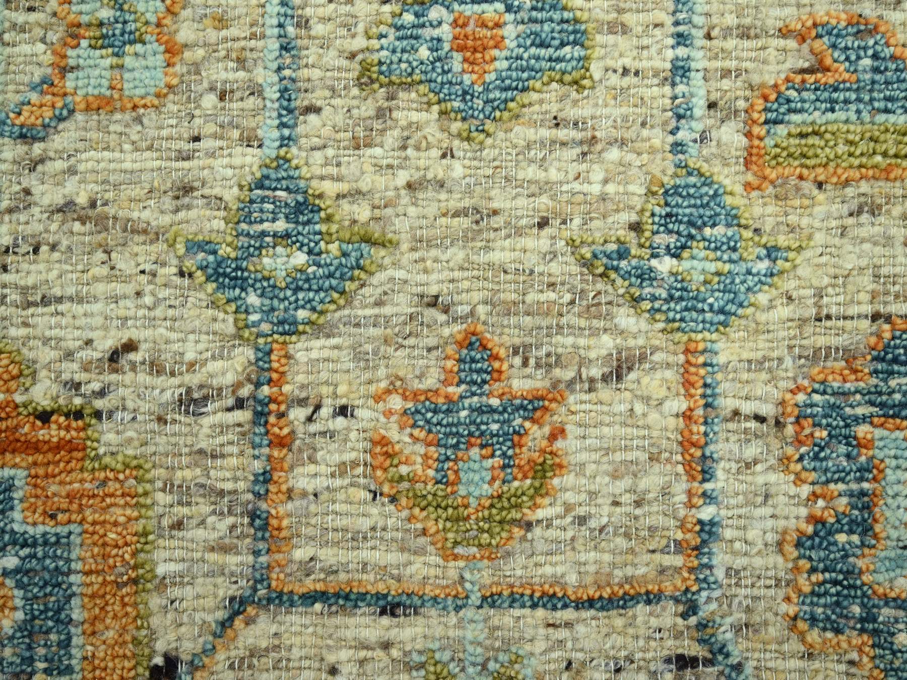 Oushak Oushak hand-knotted wool rug in Brown, 9'2" x 12' — SKU O077009 (view 8)