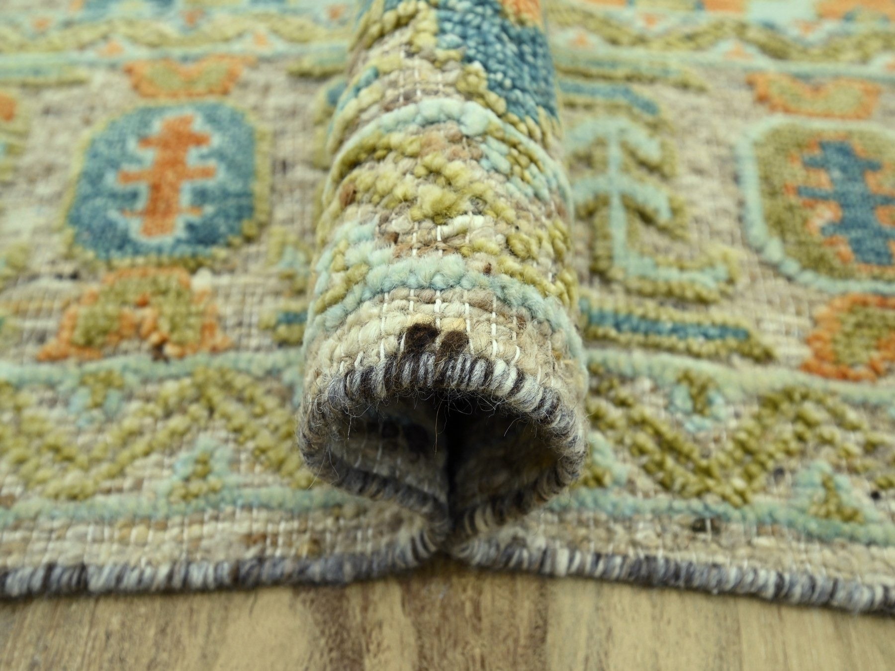 Oushak Oushak hand-knotted wool rug in Brown, 9'1" x 11'10" — SKU O077010 (view 5)