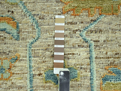 Oushak Oushak hand-knotted wool rug in Brown, 9'1" x 11'10" — SKU O077010 (view 7)