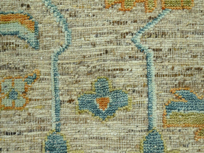 Oushak Oushak hand-knotted wool rug in Brown, 9'1" x 11'10" — SKU O077010 (view 8)