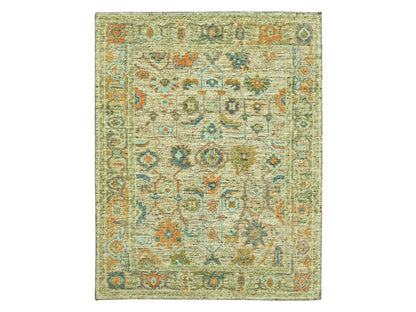 Oushak Oushak hand-knotted wool rug in Brown, 8'1" x 10'1" — SKU O077011
