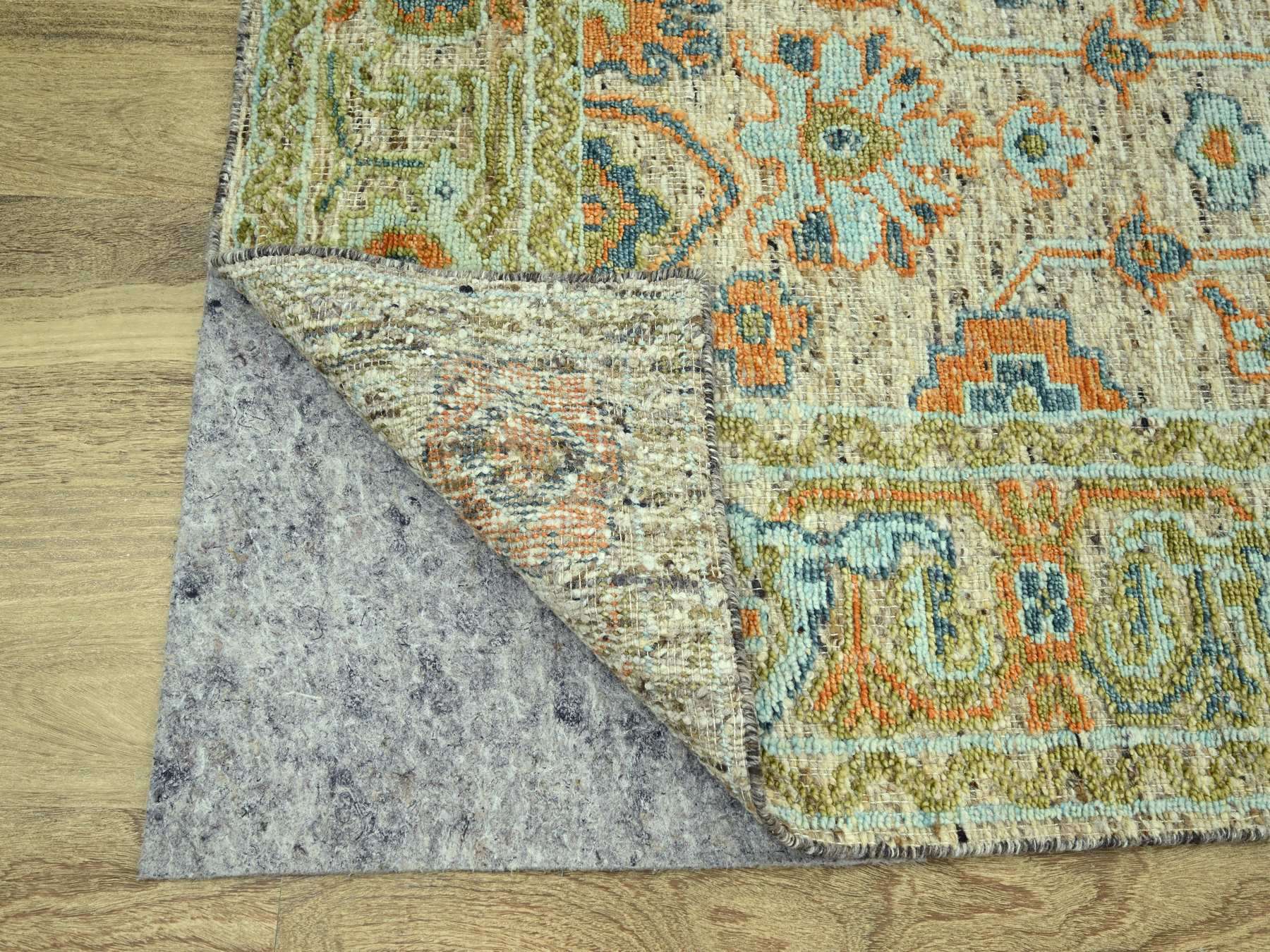 Oushak Oushak hand-knotted wool rug in Brown, 8'1" x 10'1" — SKU O077011 (view 4)