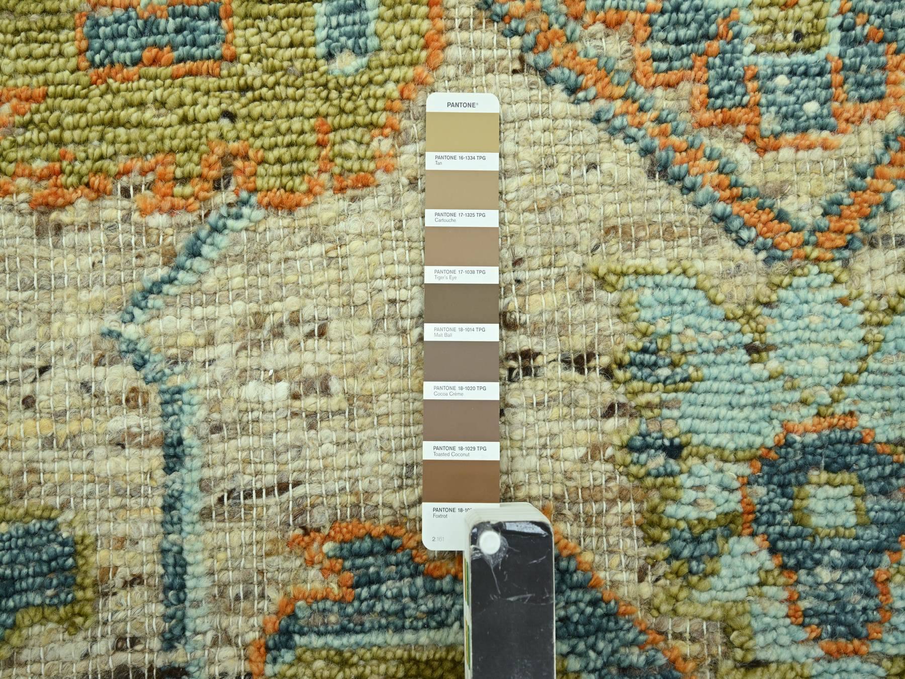Oushak Oushak hand-knotted wool rug in Brown, 8'1" x 10'1" — SKU O077011 (view 7)
