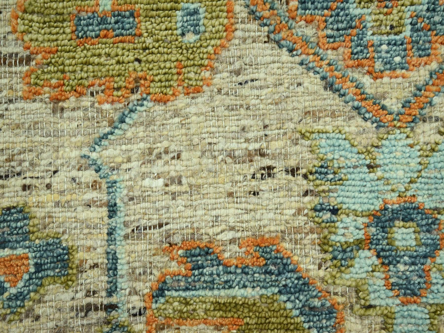 Oushak Oushak hand-knotted wool rug in Brown, 8'1" x 10'1" — SKU O077011 (view 8)