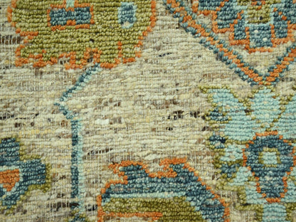 Oushak Oushak hand-knotted wool rug in Brown, 8'1" x 10'1" — SKU O077011 (view 8)