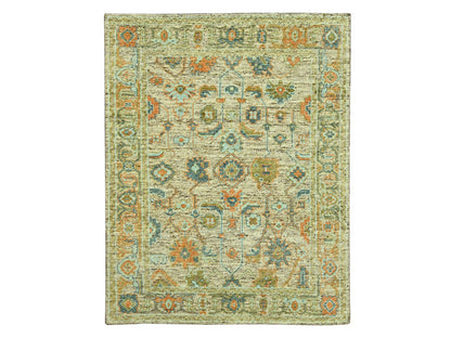 Oushak Oushak hand-knotted wool rug in Brown, 8'1" x 10' — SKU O077012