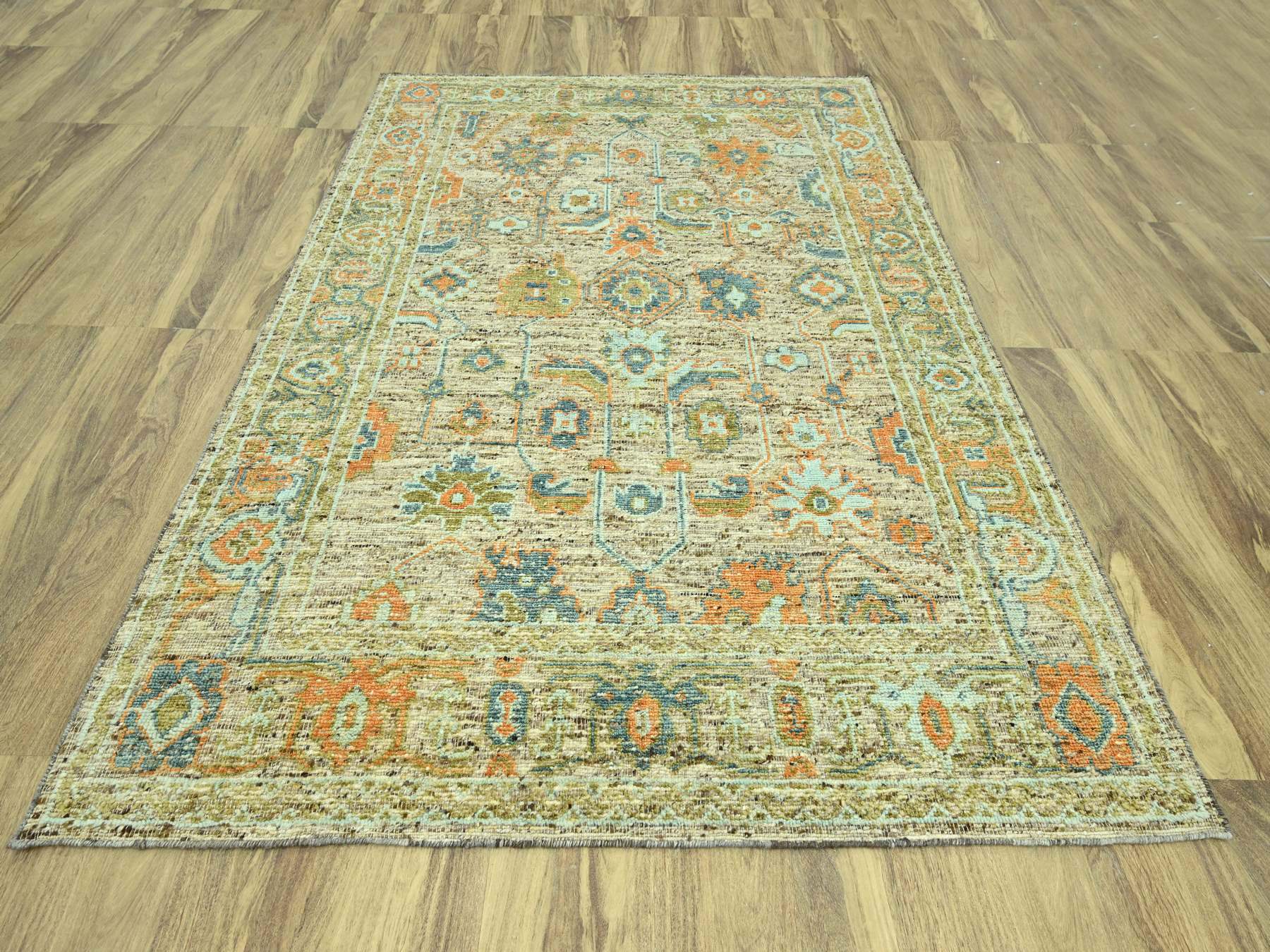 Oushak Oushak hand-knotted wool rug in Brown, 8'1" x 10' — SKU O077012 (view 2)