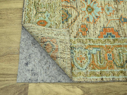 Oushak Oushak hand-knotted wool rug in Brown, 8'1" x 10' — SKU O077012 (view 4)