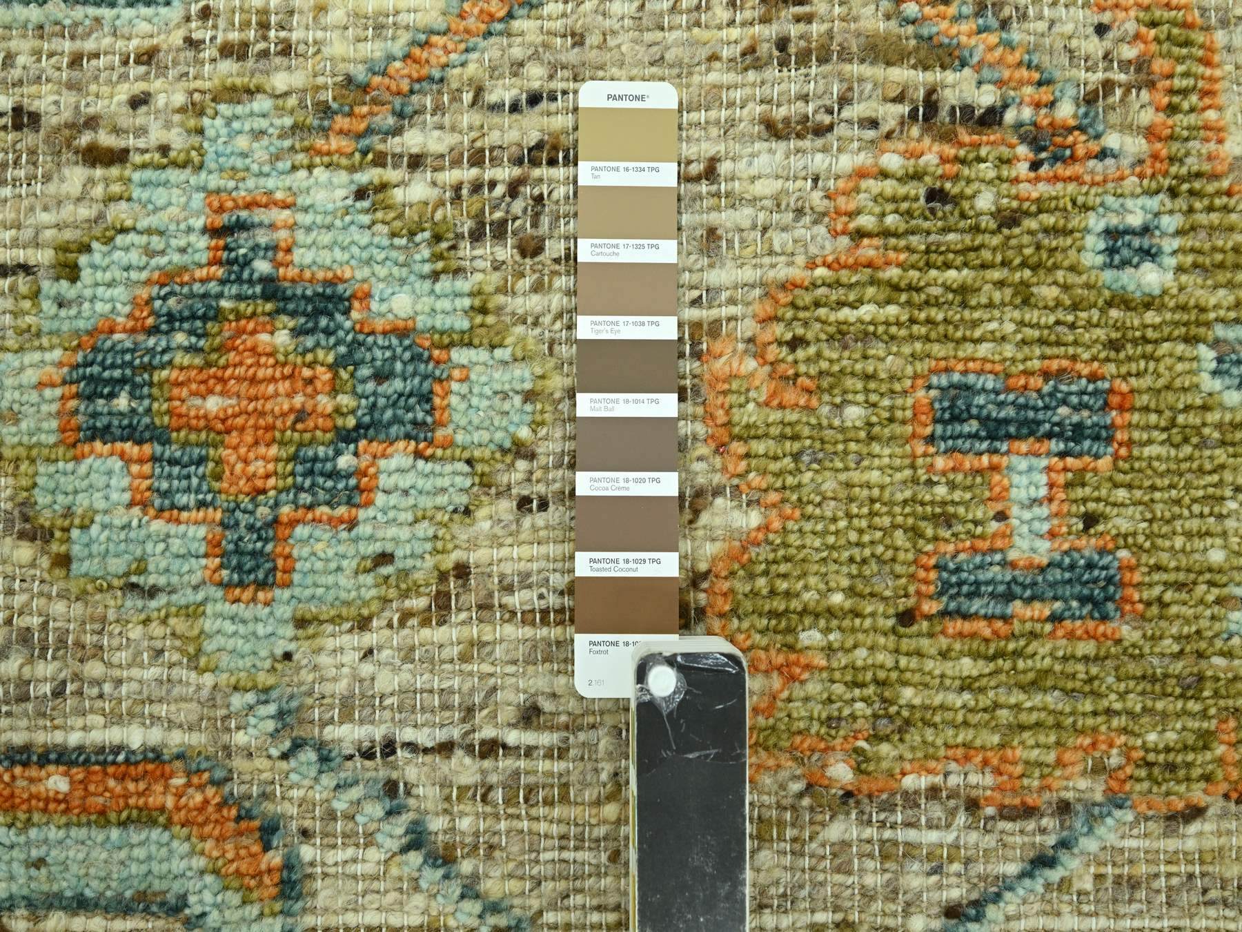 Oushak Oushak hand-knotted wool rug in Brown, 8'1" x 10' — SKU O077012 (view 7)