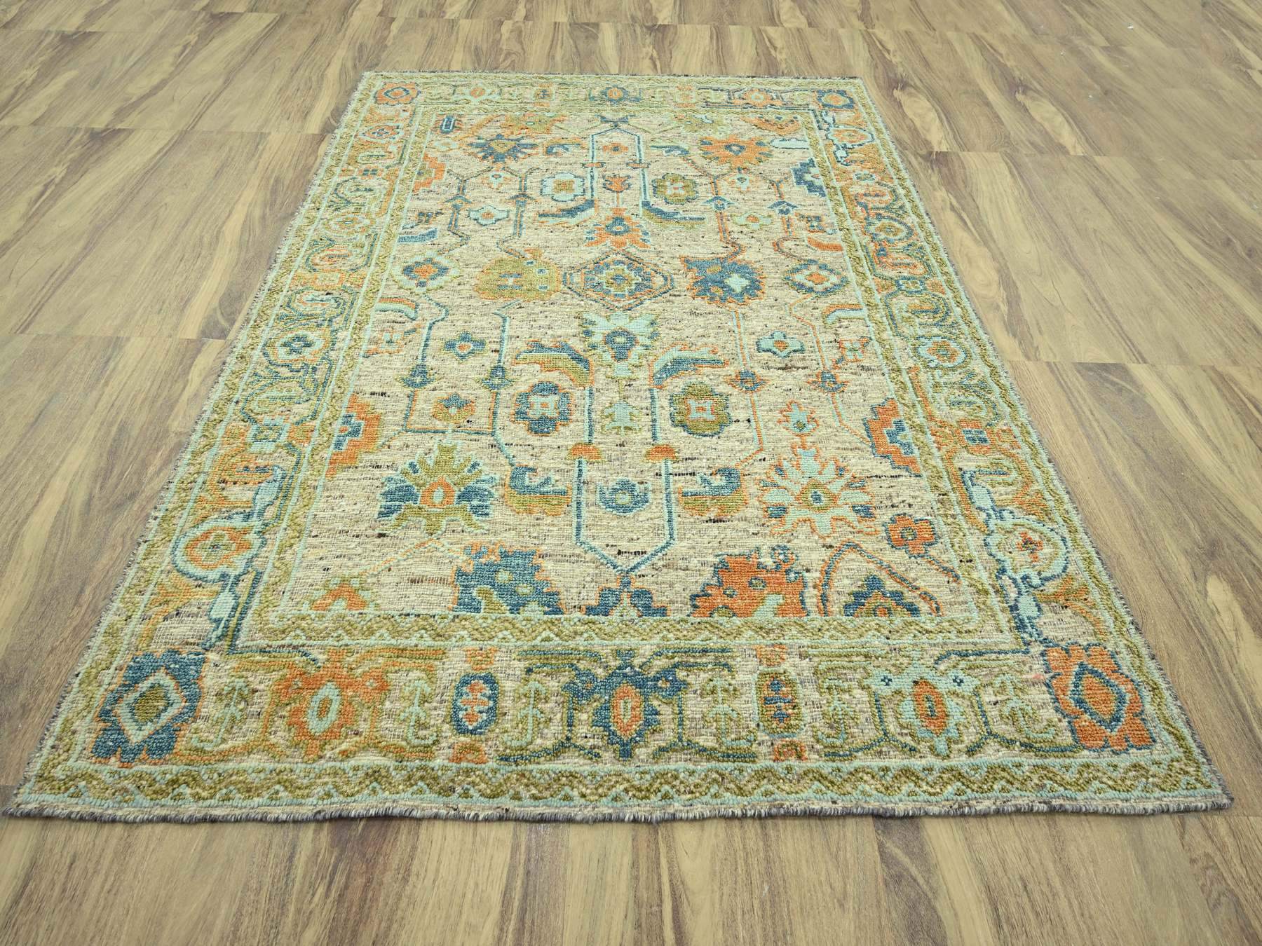 Oushak Oushak hand-knotted wool rug in Brown, 8' x 10' — SKU O077013 (view 2)