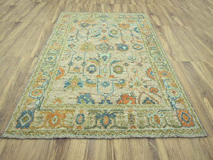 Oushak Oushak hand-knotted wool rug in Brown, 8' x 10' — SKU O077013 (view 2)
