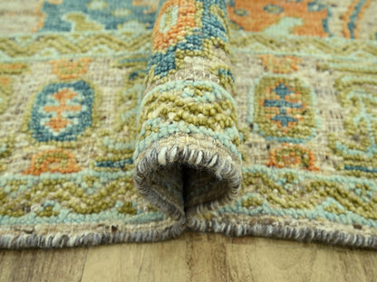 Oushak Oushak hand-knotted wool rug in Brown, 8' x 10' — SKU O077013 (view 5)
