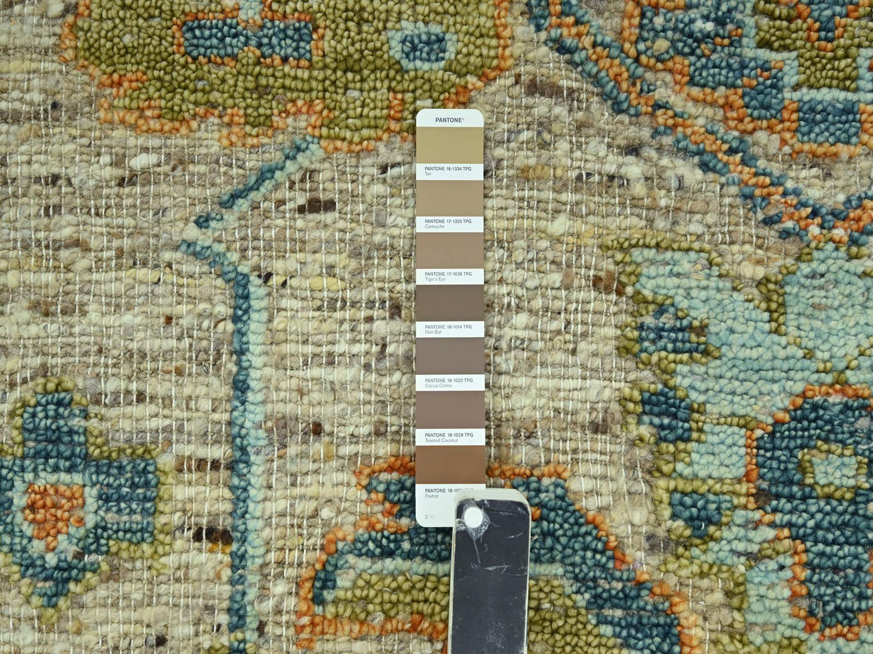 Oushak Oushak hand-knotted wool rug in Brown, 8' x 10' — SKU O077013 (view 7)