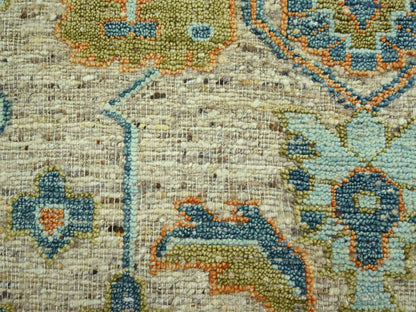 Oushak Oushak hand-knotted wool rug in Brown, 8' x 10' — SKU O077013 (view 8)