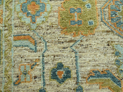 Oushak Oushak hand-knotted wool rug in Brown, 8'1" x 10'3" — SKU O077014 (view 8)