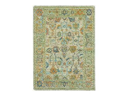 Oushak Oushak hand-knotted wool rug in Brown, 6'2" x 9'1" — SKU O077015