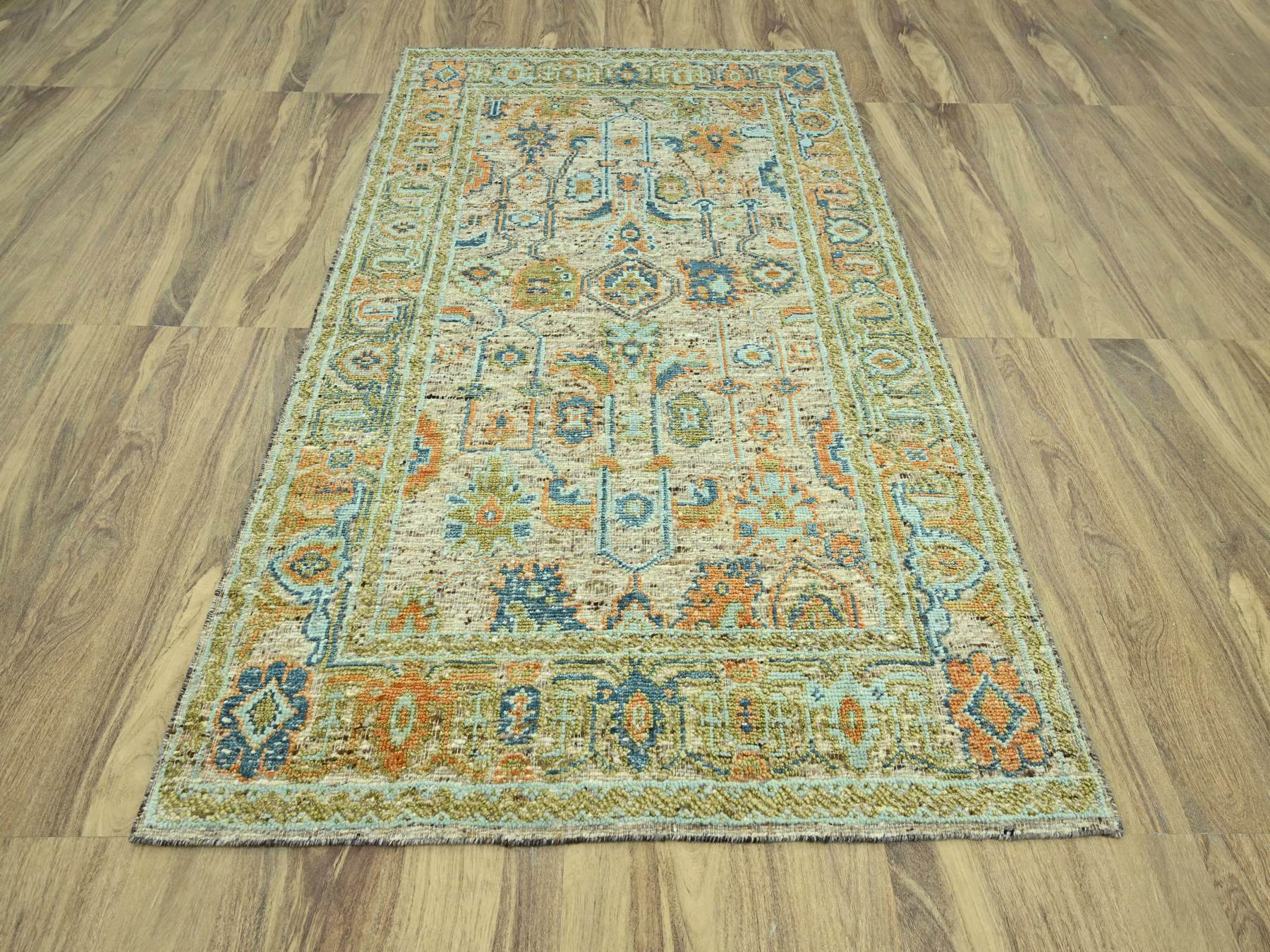Oushak Oushak hand-knotted wool rug in Brown, 6'2" x 9'1" — SKU O077015 (view 2)