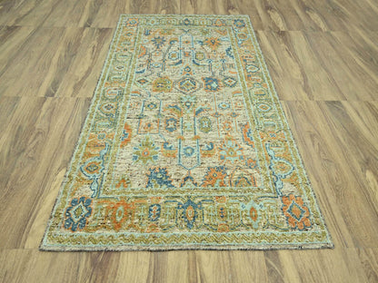 Oushak Oushak hand-knotted wool rug in Brown, 6'2" x 9'1" — SKU O077015 (view 2)