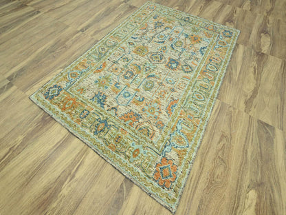 Oushak Oushak hand-knotted wool rug in Brown, 6'2" x 9'1" — SKU O077015 (view 3)