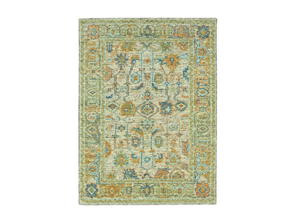 Oushak Oushak hand-knotted wool rug in Brown, 6'1" x 9'3" — SKU O077016
