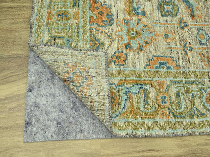 Oushak Oushak hand-knotted wool rug in Brown, 6'1" x 9'3" — SKU O077016 (view 4)