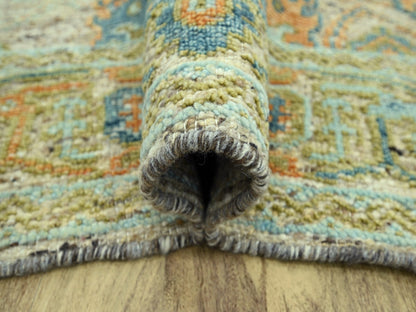 Oushak Oushak hand-knotted wool rug in Brown, 6'1" x 9'3" — SKU O077016 (view 5)