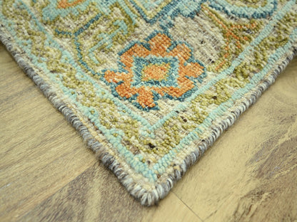 Oushak Oushak hand-knotted wool rug in Brown, 6'1" x 9'3" — SKU O077016 (view 6)