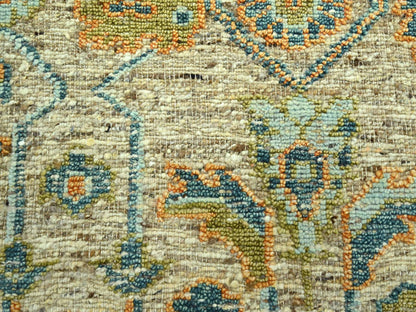 Oushak Oushak hand-knotted wool rug in Brown, 6'1" x 9'3" — SKU O077016 (view 8)