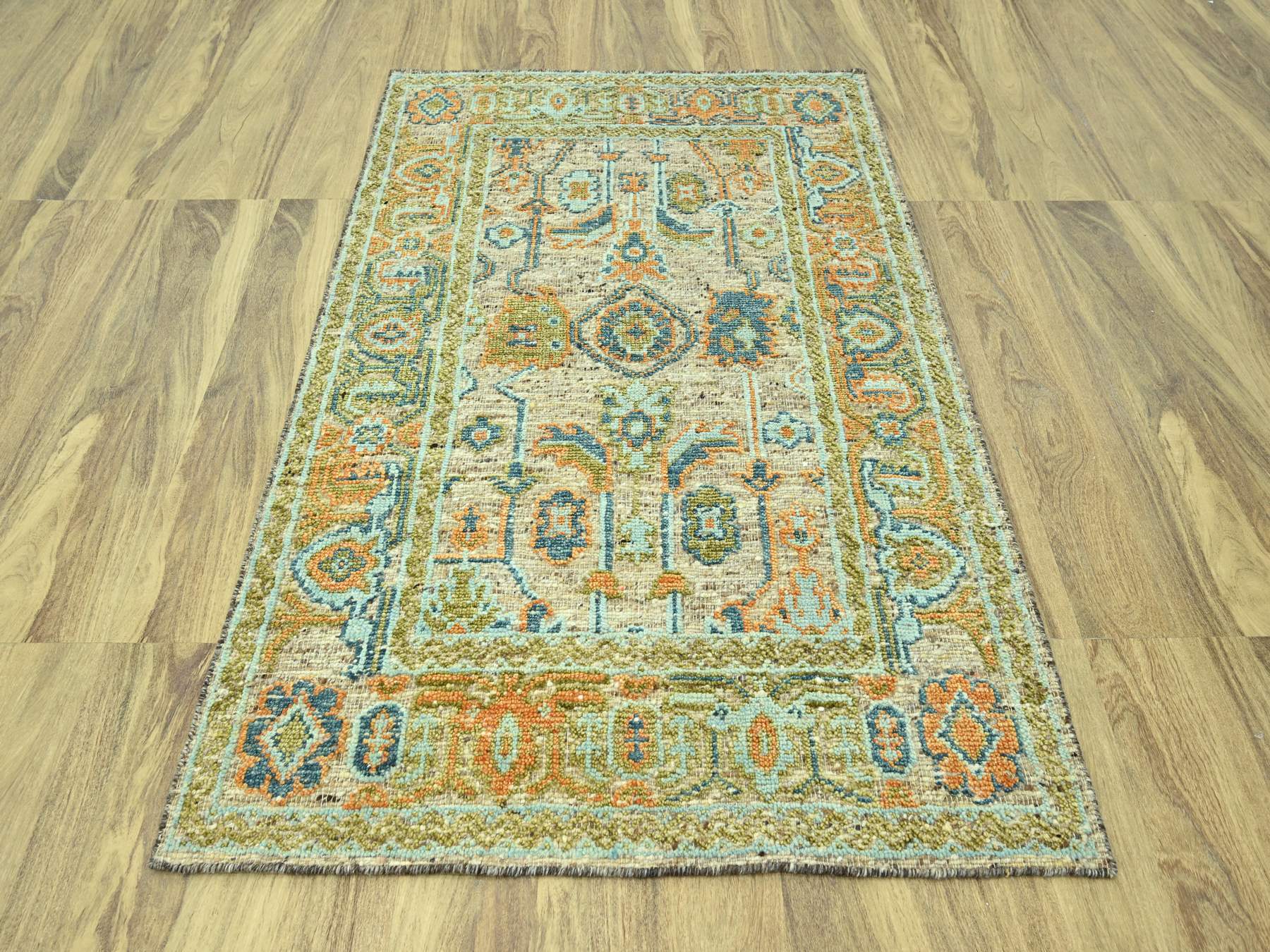 Oushak Oushak hand-knotted wool rug in Brown, 5' x 7'1" — SKU O077017 (view 2)