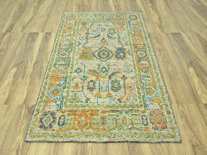 Oushak Oushak hand-knotted wool rug in Brown, 5' x 7'1" — SKU O077017 (view 2)