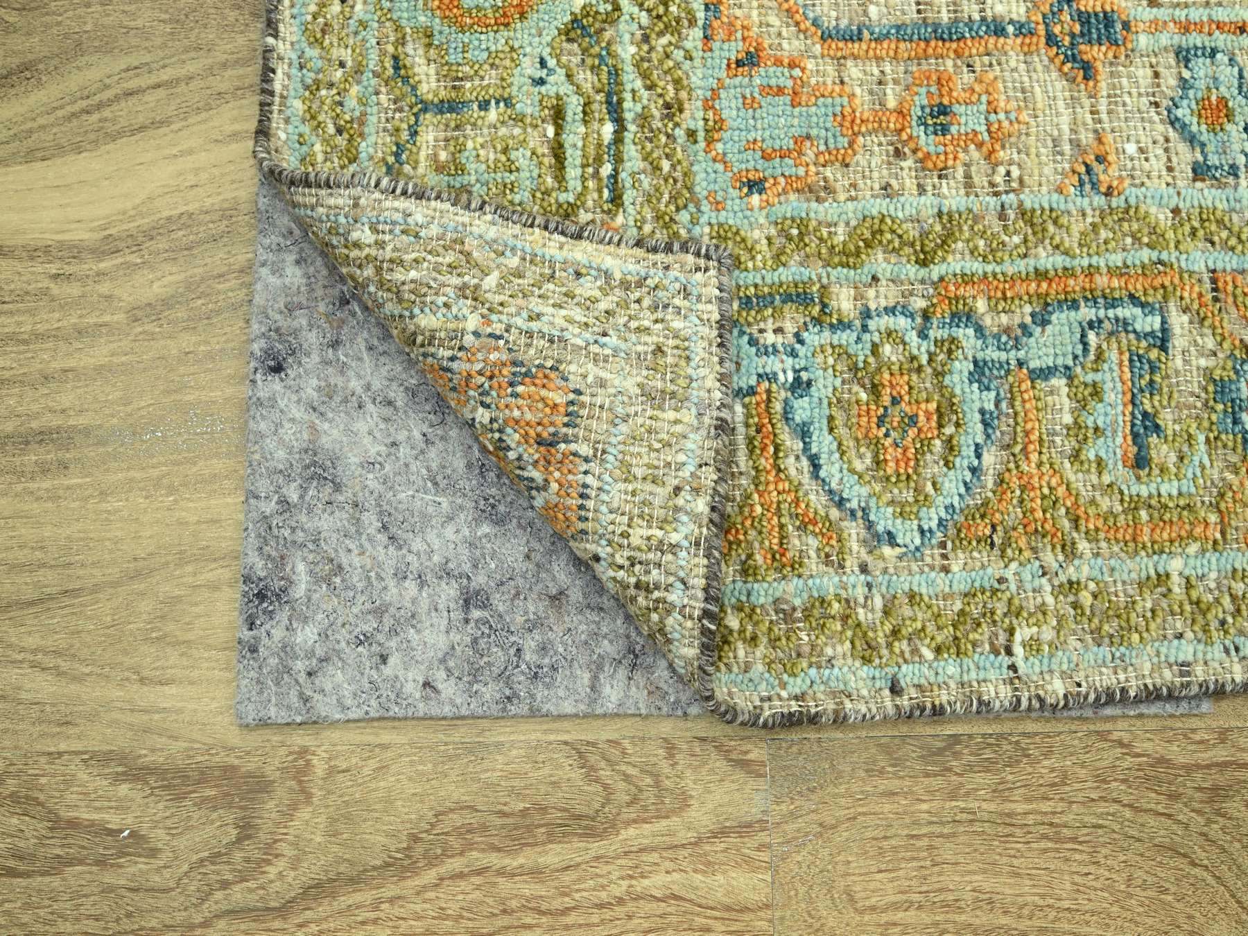 Oushak Oushak hand-knotted wool rug in Brown, 5' x 7'1" — SKU O077017 (view 3)