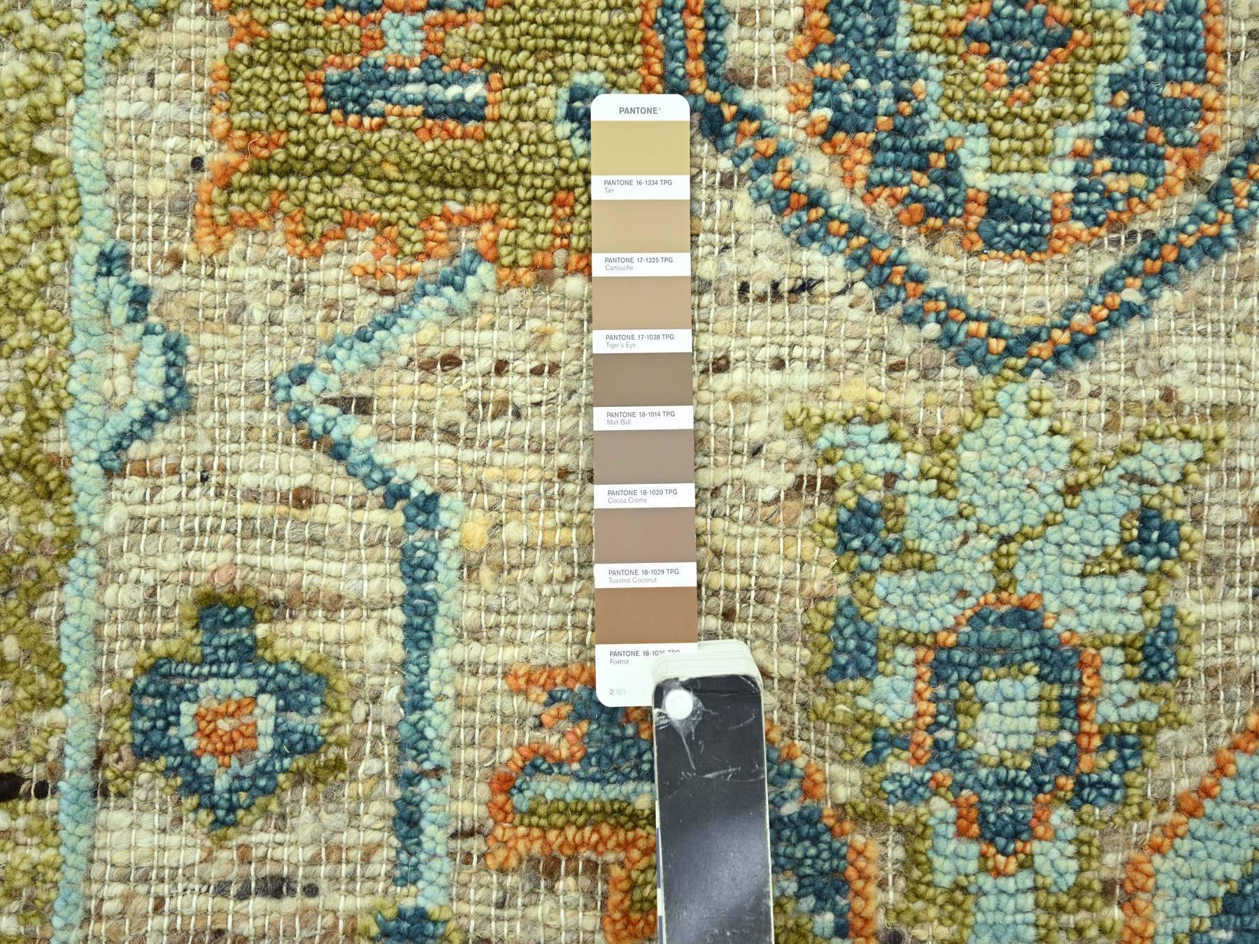 Oushak Oushak hand-knotted wool rug in Brown, 5' x 7'1" — SKU O077017 (view 4)